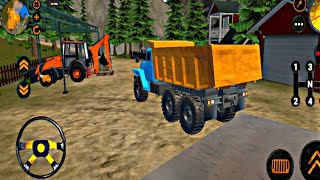 Backhoe Loader JCB Simulator Gameplay - Offroad Heavy Dump Truck Driving - Android GamePlay  screenshot 5