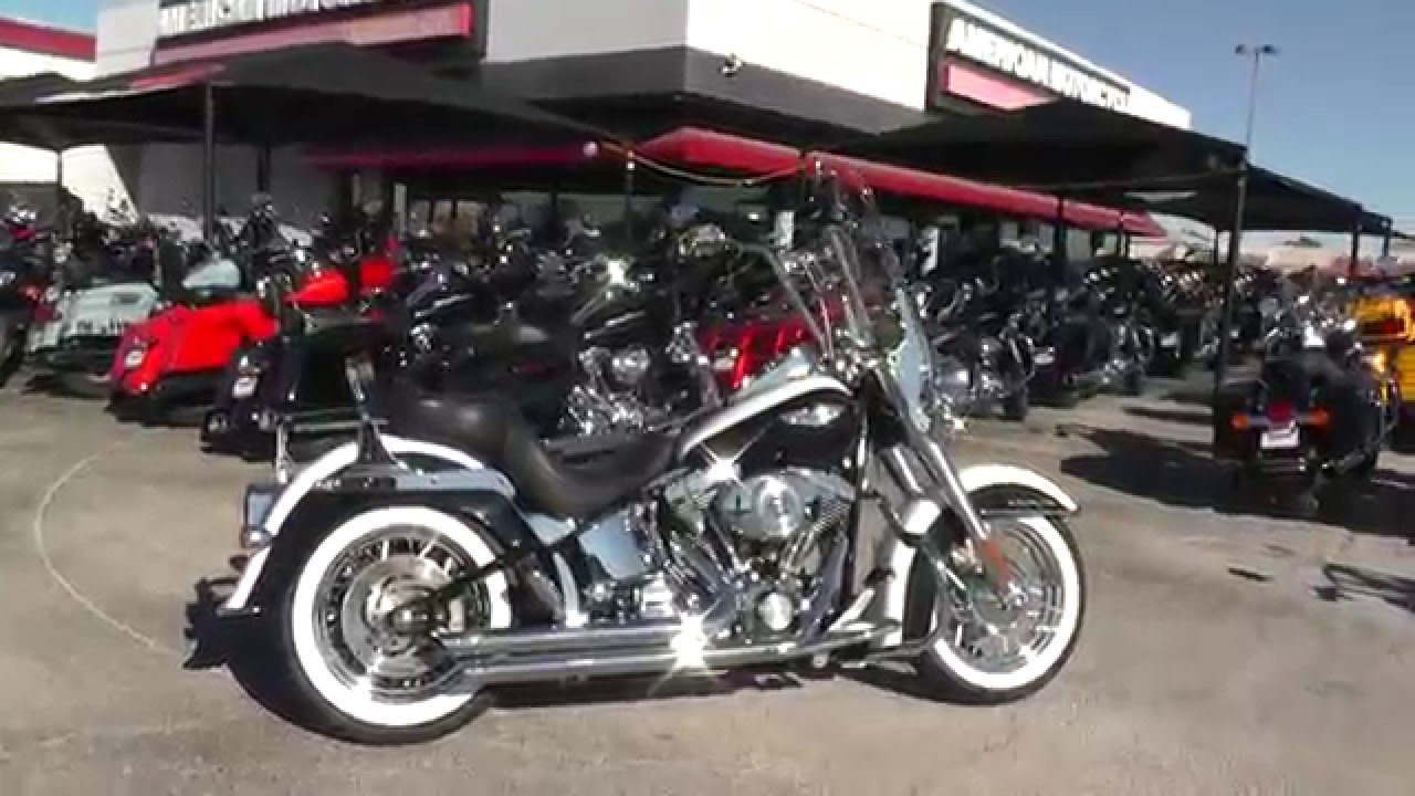 046632 2006 Harley Davidson Softail Deluxe Flstni Used Motorcycle For Sale Youtube