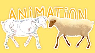 MY ANIMATION PROCESS // Quadruped Walk Cycles in Procreate