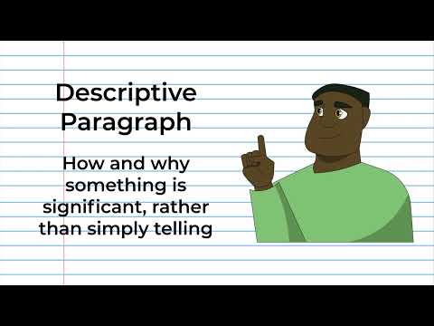Descriptive Paragraphs