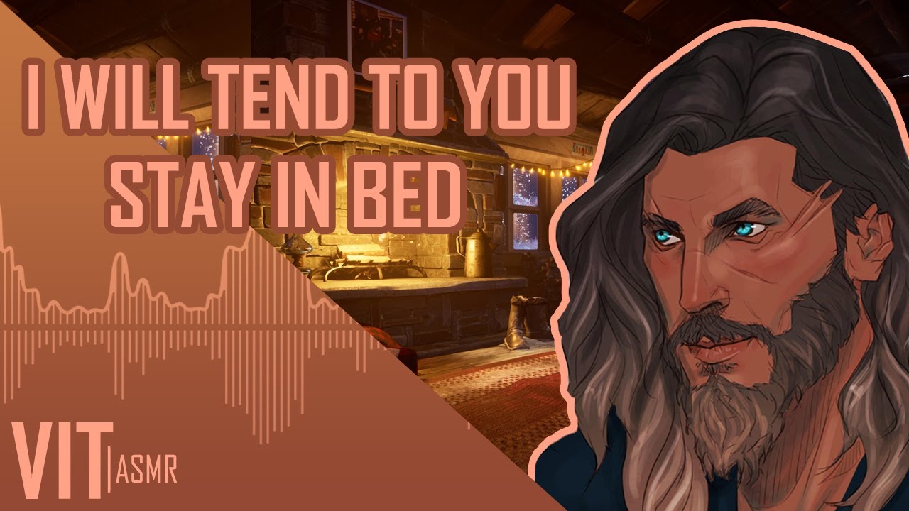 ASMR RP || «Спасённые от метели» [m4a] [Утешение] [Суровый голос] [Камин]