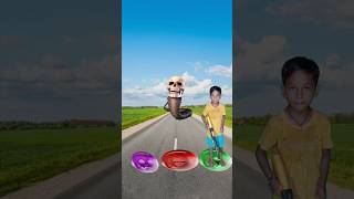 I Jump On Defarent Colour Ball To Monster Pac Man, Dinosaur, Zombie & Fatty Dog