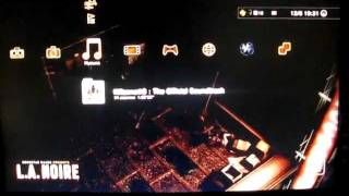 L.A. Noire PS3 Dynamic theme "Crime Scene"