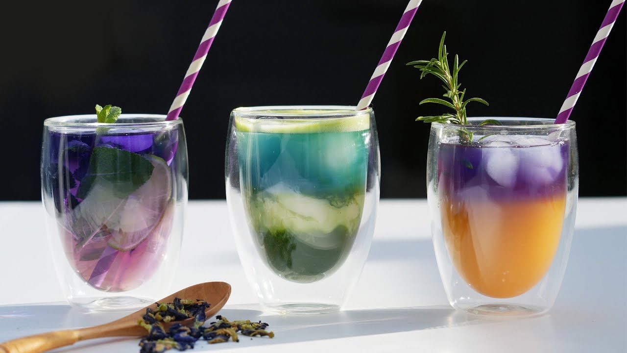 3 Easy Butterfly Pea Tea Cocktail Recipes You Have to Try!