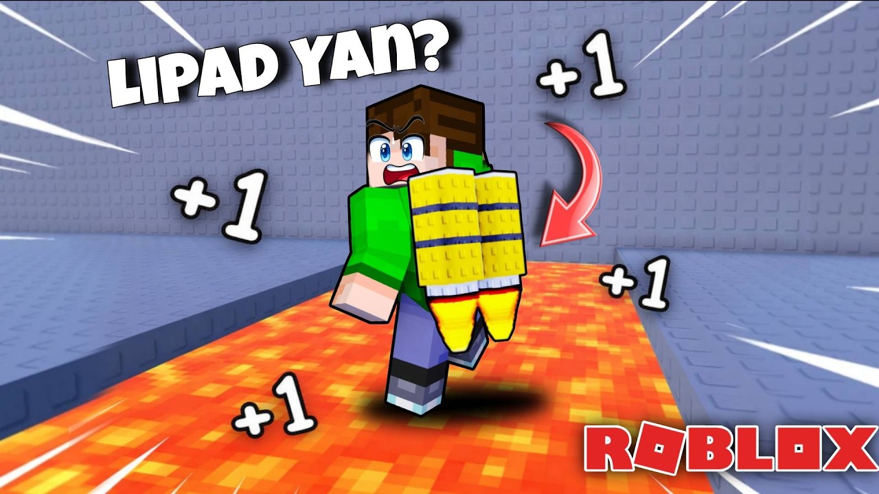 LUMIPAD AKO ng SOBRANG TAAS gamit ang SUPER JETPACK sa +1 SPEED JETPACK ESCAPE sa ROBLOX