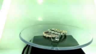 Diamond Wedding Bands Stackable Multi Color Gold Vintage Style Engraved