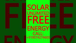 SOLAR UNLIMITED FREE ENERGY- BATTERY, INVERTER #SolarEnergy #Unlimited #SolarPanel #FreeEnergy #UPS