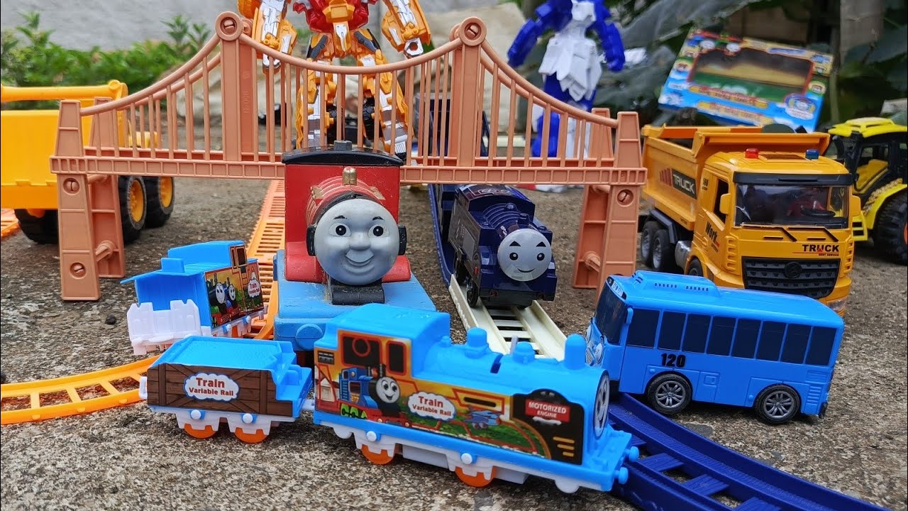 Mencari & Merakit Mainan Kereta Api Thomas And Friends 