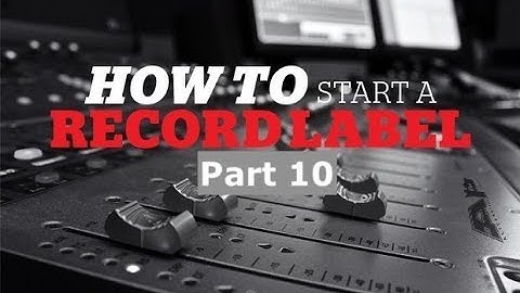 How to start a record label part 10 (Physical Distribution No:2)