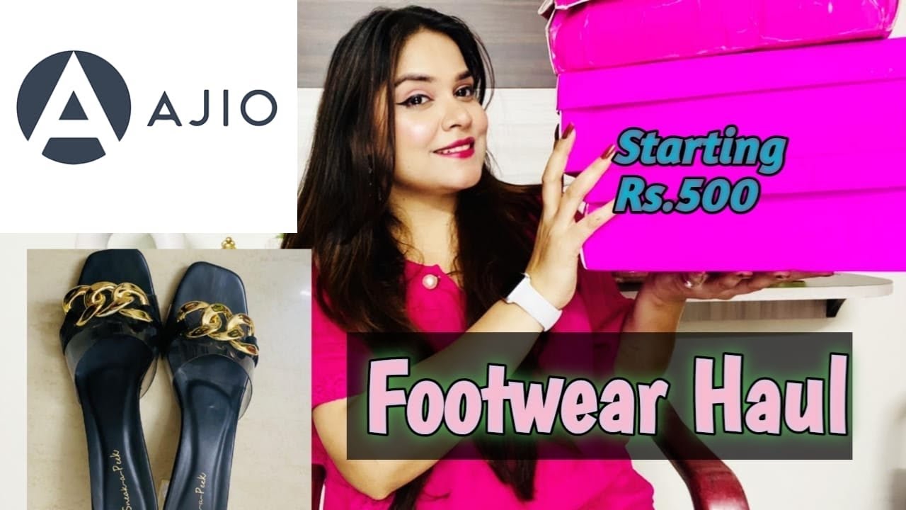 *Best AJIO Footwear Haul* (Starting Rs. 500) | Ajio sale Footwear Haul 2022 | Rishu Vogue