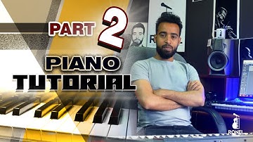 Amharic Piano Tutorial Part #2 - Diatonic Scale finger exercise (RONEL)