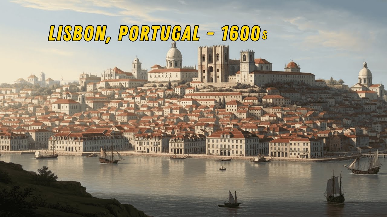 Lisbon, Portugal, 1600s ( AI Reconstruction )
