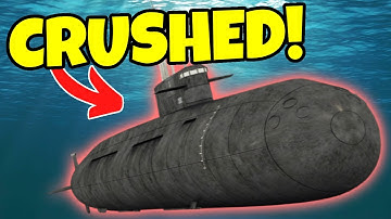 Submarines vs CRUSHING DEPTH MOD! | Stormworks Test