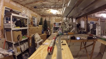 Running my O Scale Lionchief Plus Santa Fe EMD FT