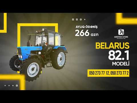 Belarus MTZ 82.1 traktoru - 40% Güzəştlə əldə edin!
