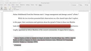 Creating Bibliography from Citations