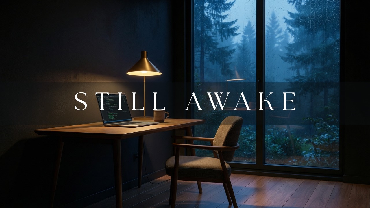 Late Night Thoughts | Calm Rain & Jazz Ambience