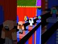 HELP Steve to Save Alex Squid Game Glass Challenge Minecraft Animation #minecraft #shorts