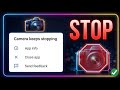 How to fix camera keeps stopping problem 2026 | camera not opening | camera not working problem