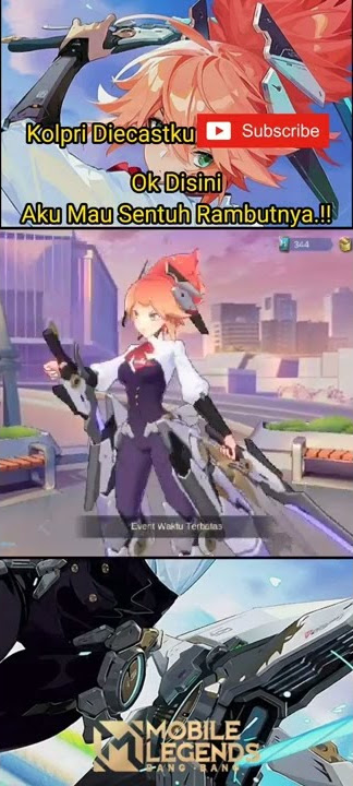 SKIN TERBARU FANNY ANIME BEGINI REAKSINYA KALAU DI SENTUH ANUNYA 😂 #shorts #fanny #mobilelegends