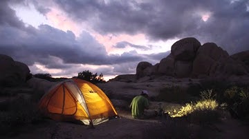 Joshua Tree Camping Timelapse by Rheos Gear Floating Sunglasses