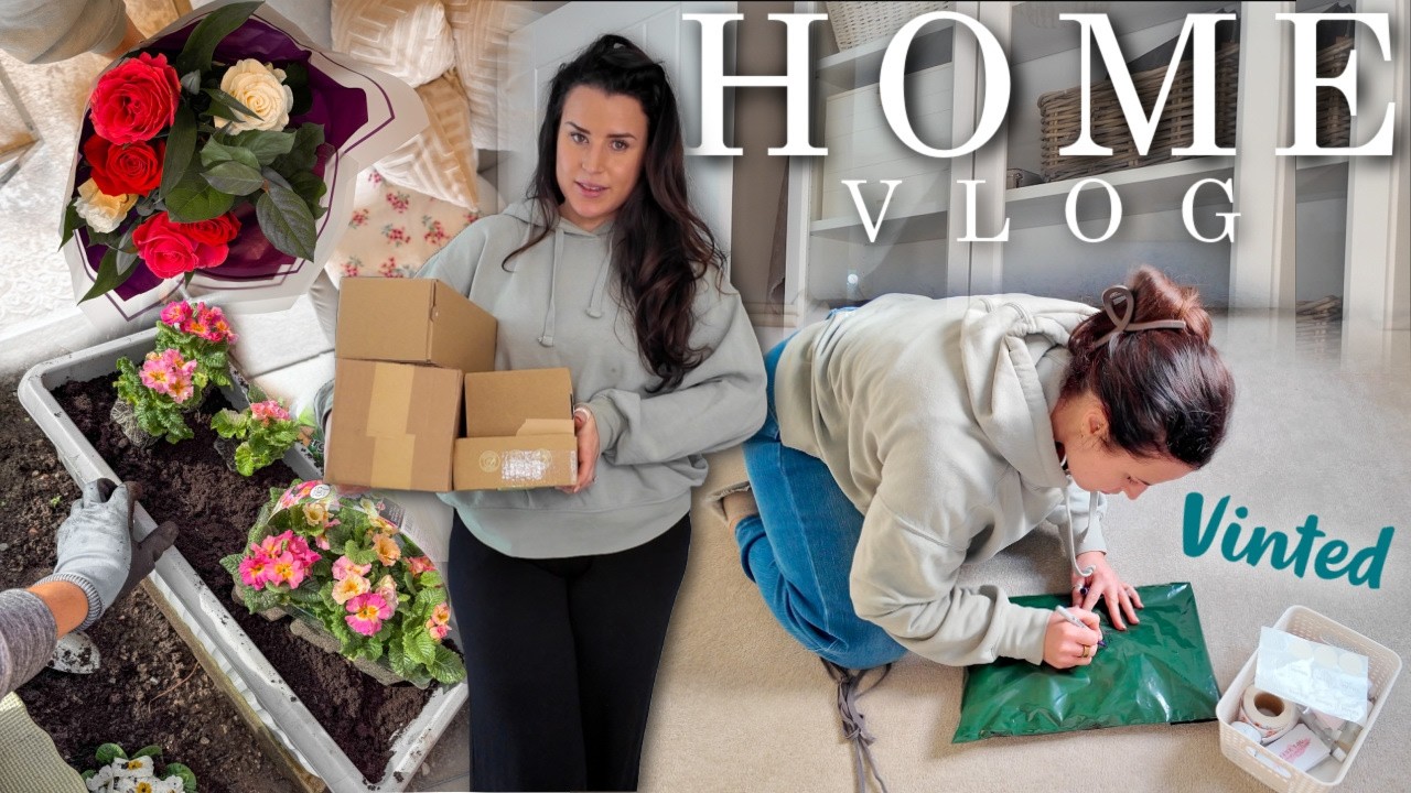 Unboxings, getting the garden ready for Spring, Vinted & more | HOME VLOG