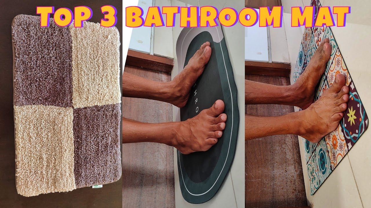 Top 3 Best Bathroom Mats | Bathroom Mats That Absorb Water Instantly | Quick Dry & Anti-Slip Mats