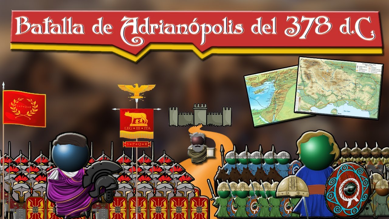 🛡🏹¿Por qué sucedió la BATALLA de ADRIANÓPOLIS del 378 d.C.? ¿El ...