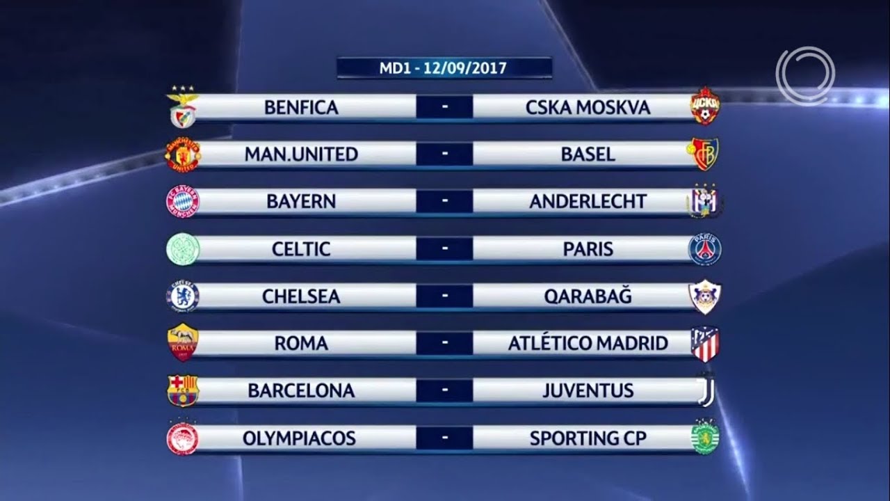 champion league games tomorrow