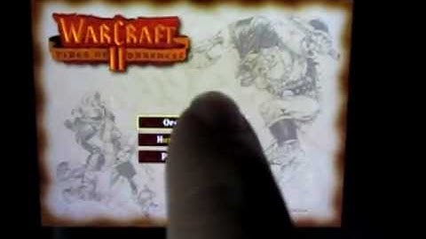 DosBox Turbo running WarCraft II on Android.