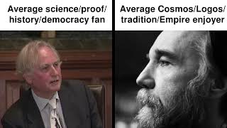 Average science fan vs. average Cosmos enjoyer (Dawkins vs. Dugin)