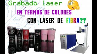 Como Grabar termos con laser (Actualizado para Varios colores)