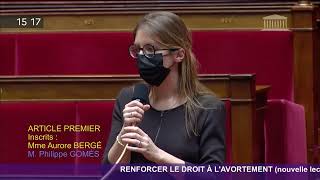 Intervention d'Aurore Bergé sur la proposition de loi visant à renforcer le droit à l'avortement