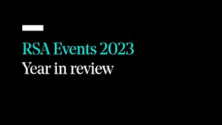 What Could Go Right...? Rsa Events Year In Review