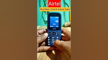 Airtel number check kaise Kare | how to check Airtel number in keypad phone #viral #trending #airtel