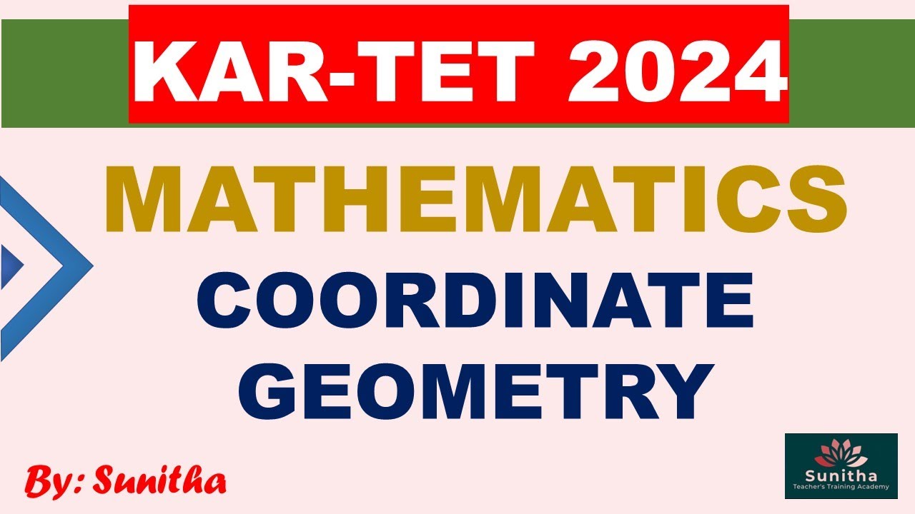 KAR-TET 2024 MATHEMATICS  - COORDINATE GEOMETRY MCQS