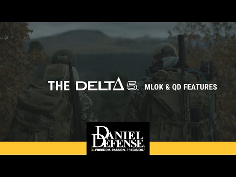 The DELTA 5® MLOK and QD Features