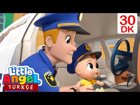 👮 Can Bebek Polis Arabası Sürüyor 🚓 | Eğlenceli ve Öğretici Çocuk Şarkıları | Little World Türkçe