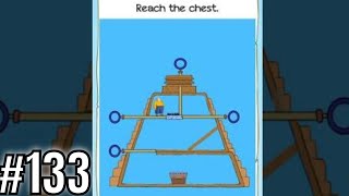 Braindom 2 Riddle Level 133 Reach the chest answer hint - Gameplay Solution Walkthrough screenshot 3