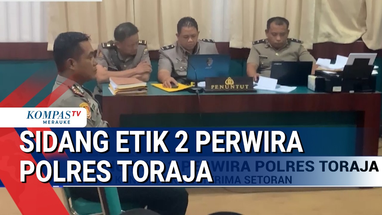 Sidang Etik 2 Perwira Polres Toraja