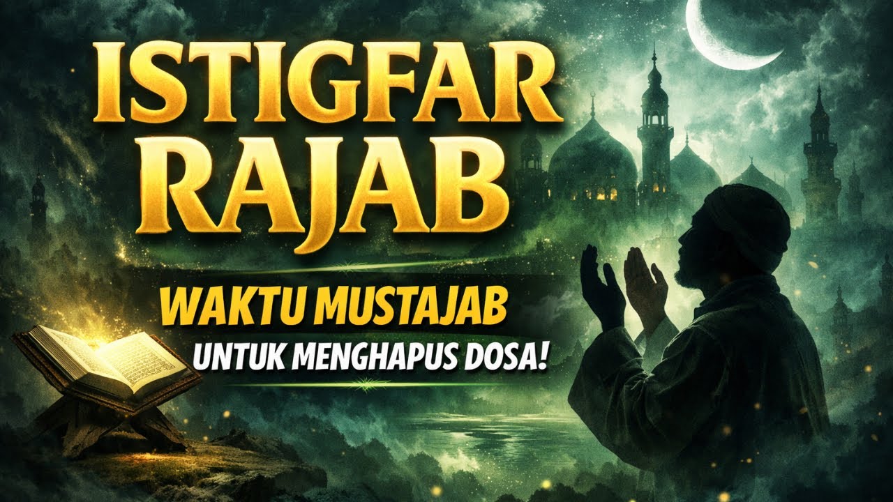 ISTIGFAR RAJAB: AMALAN PEMBUKA PINTU AMPUNAN & REZEKI Di BULAN MULIA