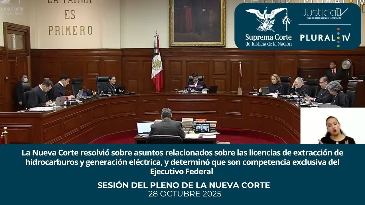 Sesión Pública del Pleno de la Nueva Suprema Corte de Justicia de la ...
