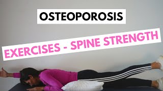 Osteoporosis Exercises for Spine Strength | 2 Physical Therapy Exercises