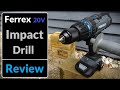 Ferrex 20v cordless impact drill from aldi tool review