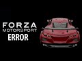 unexpectedly bug in forza motorsport 8