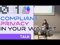 Compliant Privacy in your wallet - Hinkal Co-Founders - ETH Tbilisi 01