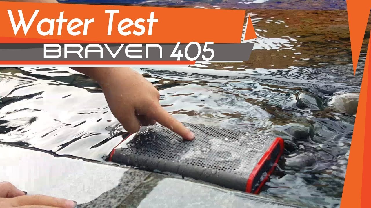 Braven 405 Water Test Sound Test and Review Waterproof Speaker