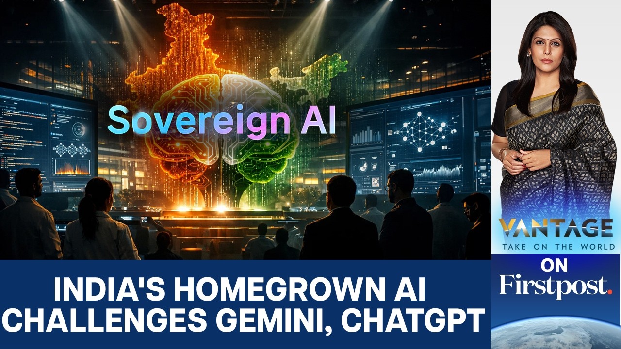 India's Sovereign AI Push: Sarvam Takes on Gemini and ChatGPT | Vantage with Palki Sharma