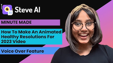 How To Make An Animated Video About Healthy Resolutions for 2023 | Voice Over | Animated Video Maker