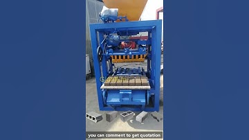 how to use cement brick making machine